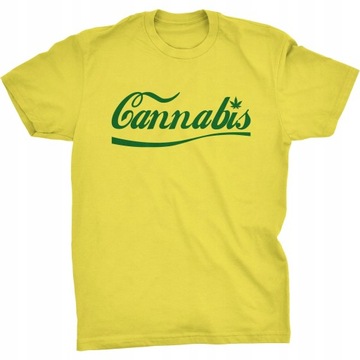 Cannabis Koszulka Marihuana Joint Trawka THC