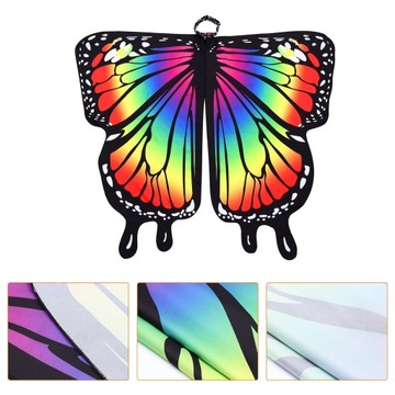 ДЕТСКАЯ МАСКА С КРЫЛЬЯМИ БАБОЧКИ, НАКИДКА, Косплей, Косплей, резинка для волос, кружевная маска, 1 комплект