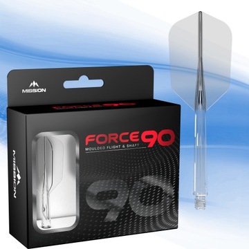 Mission Force 90 Tweenie Transparent Clear Slim (3 шт.)