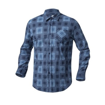 Doskonała do pracy koszula flanelowa w kratę ARDON URBAN granatowa 3XL