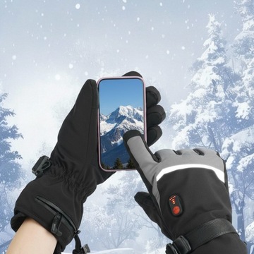 ЗИМНИЕ ПЕРЧАТКИ С ЭЛЕКТРИЧЕСКИМ ПОДОГРЕВОМ 2 X 3000 МАЧ, 3 УРОВНЯ НАГРЕВА, ПОЛЯРНЫЙ