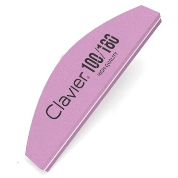 Clavier mini polerka łódka 100/180 różowa buffer półksiężyc