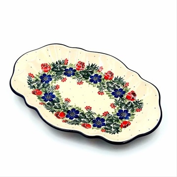 PÓŁMISEK 23,7 x 15,0 CM CERAMIKA BOLESŁAWIEC