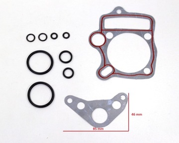 ПРОКЛАДКА КРЕСТОВАЯ 125 ATV 125 CC ГОЛОВКА 12 TZ ЭЛЕМЕНТЫ.