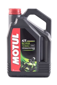 Полусинтетическое масло Motul 5100 4T 10W40 4л Honda Yamaha Kawasaki Suzuki