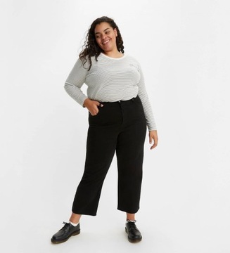 LEVIS RIBCAGE STRAIGHT ANKLE JEANSY PLUS
