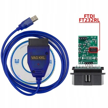 VAG COM KKL 409 Car Diagnostic Kable i złącza