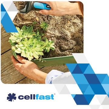 Быстроразъемный соединитель Cellfast IDEAL с клапаном ВКЛ-ВЫКЛ для шланга | Соединитель шланга 3/4 дюйма