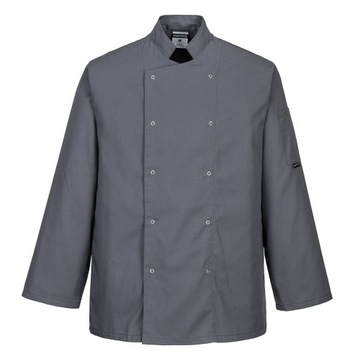 Bluza szefa kuchni, kitel SUFFOLK, szary r. M