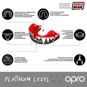 Каппа Opro для зубов Platinum UFC GEN2