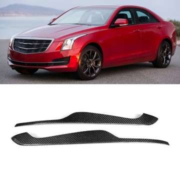 KRYTY NA SVĚTLOMET Z VLÁKNA  UHLÍKOVÉHO 2 KUSY DO CADILLAC ATS