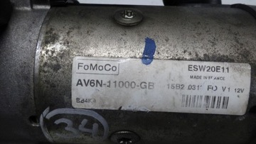 FORD FIESTA 1.6 TDCI 12R. 95KM AV6N-11000-GB STARTÉR