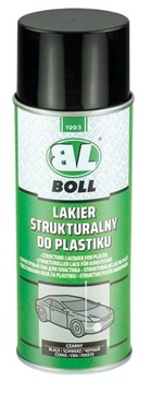 BOLL LAKIER STRUKTURALNY DO PLASTIKU SPRAY CZARNY