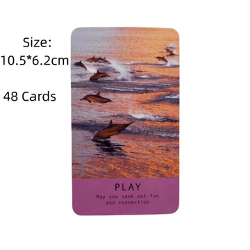 Karty Wyroczni Morskiej Duszy Talia 48 angielskich wizji wróżbiarskich Borad Ga