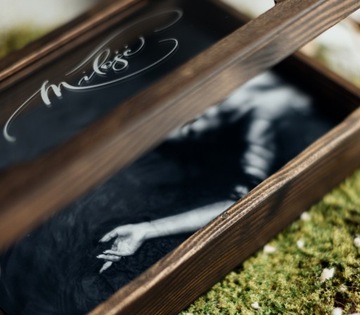 Деревянный ящик для гравюр 15х23 15х21 со стеклом