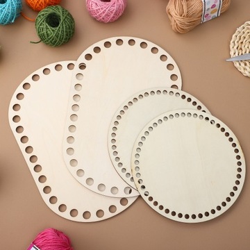 Разноцветная акриловая сумка-корзина