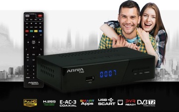 Cyfrowy TUNER telewizji naziemnej H265 T2 HEVC Ferguson ARIVA T40 NOWOŚĆ