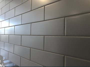 Plytki ścienne cegiełki TENONE Grafit 10/30 Parady