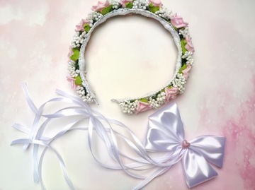 Венок для причастия, венок для причастия, розовый