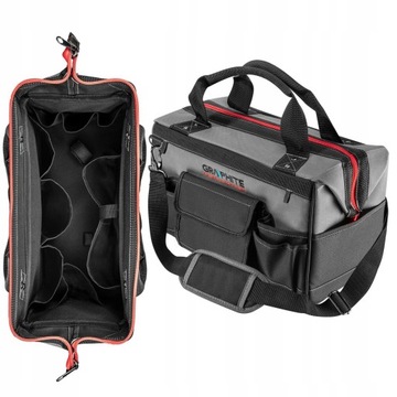 GRAPHITE ŚREDNIA TORBA 18,5 L 7 kieszeni NA ELEKTRONARZĘDZIA ENERGY+ 58G092