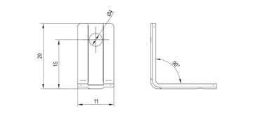 4 x МЕБЕЛЬ УГЛОВАЯ КОМБИНИРОВАННАЯ КОМАНДОРЕК ТЕМНЫЙ ДУБ