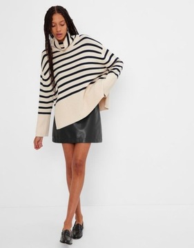 Sweter z golfem oversize Gap S
