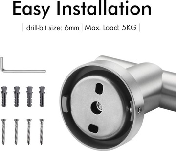 ДЕРЖАТЕЛЬ ДУШЕВОЙ РУЧКИ ДЛЯ ДУШЕВОГО РУЧНИКА 65 см