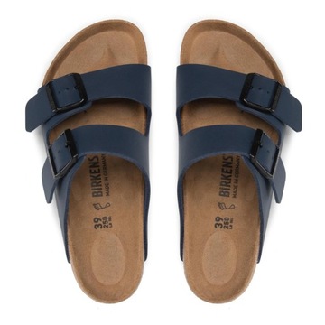 Klapki Męskie Birkenstock 0051751 ARIZONA BF Granatowe 43