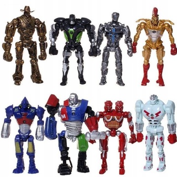 Figurki Giganci ze Stali 8 sztuk Zeus Atom Midas