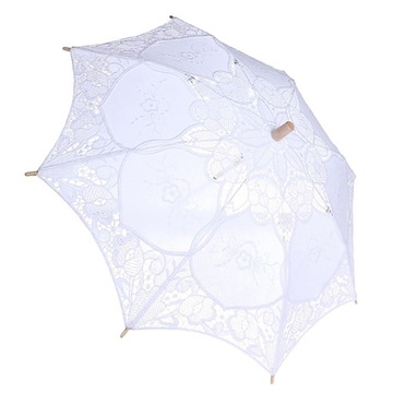MINI KORONKOWY PARASOL PARASOL ŚLUBNY