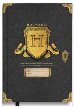 Zeszyt A5 Notes HARRY POTTER Notatnik Pamiętnik Herb Hogwarts na Prezent
