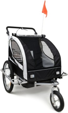 ВЕЛОСИПЕДНЫЙ ПРИЦЕП PRO С ПОДВЕСКОЙ 3в1 + СВЕТОДИОДНОЕ ОСВЕЩЕНИЕ