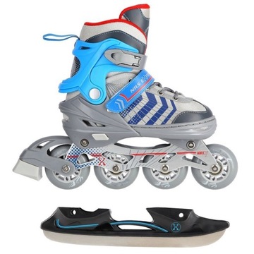 Детские регулируемые хоккейные коньки 4в1 39-43