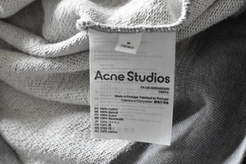 ACNE STUDIOS Hoodie Szara Bluza Oversize