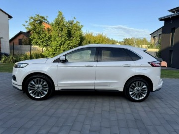 Ford Edge II SUV Facelifting 2.0 EcoBlue Bi-Turbo 238KM 2019 Ford EDGE Vignale 2.0TDCI 4x4 Biała Perła, zdjęcie 5