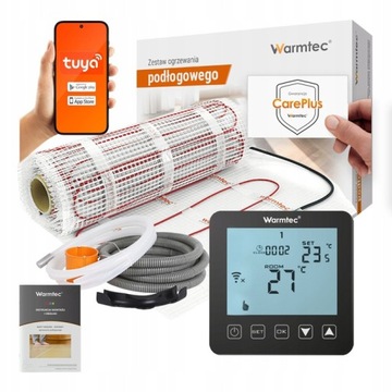 MATA GRZEWCZA grzejna POD PŁYTKI WiFi 170W/m2 Warmtec DS2-25/PRT01 2,5m2