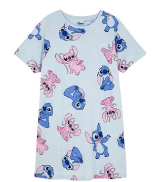 DISNEY bawełniana koszula nocna STITCH & ANGEL 46 48 XL