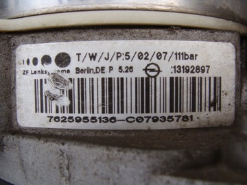 POMPA WSPOMAGANIA OPEL ASTRA H ZAFIRA B 13192897