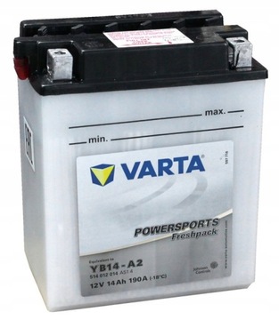 AKUMULATOR VARTA YB14-A2 14Ah 190A