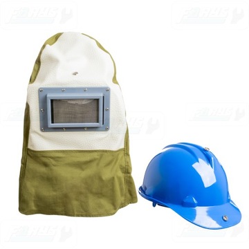 MASKA DO PIASKOWANIA Z KASKIEM PIASKARKA MASKI