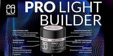 Гель для ногтей Palu нежно-розовый самовыравнивающийся розовый 45г