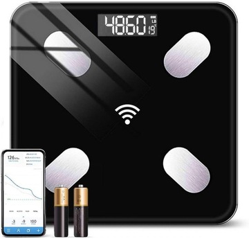 Waga Łazienkowa Smart 17w1 Analityczna Bluetooth 180kg