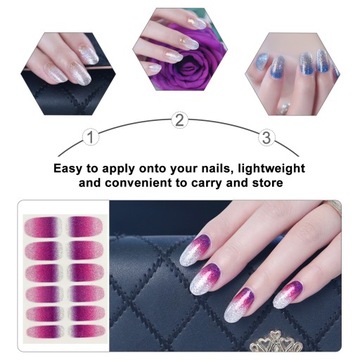 3D НАКЛЕЙКИ ДЛЯ НОГТЕЙ ВОДОНЕПРОНИЦАЕМЫЕ С ПОЛНЫМ ПОКРЫТИЕМ