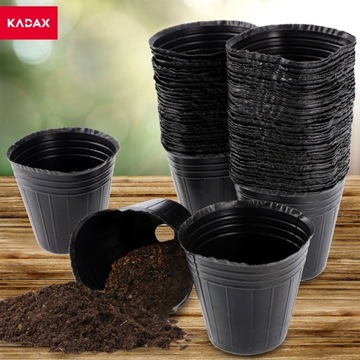 200x ПРОИЗВОДСТВЕННЫЕ ГОРШКИ 7+9см ДЛЯ ПОСАДОВ МЯГКИЕ ПОСАДЫ