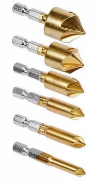 СВЕРЛА ФРЕЗЕРНЫЕ КОНИЧЕСКИ 6 ШТ.