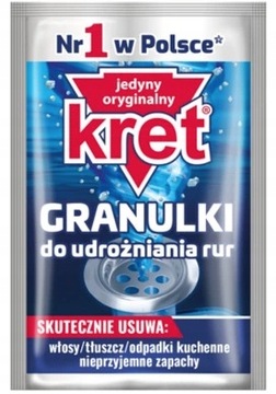 Kret Granulki do udrożniania rur 40g