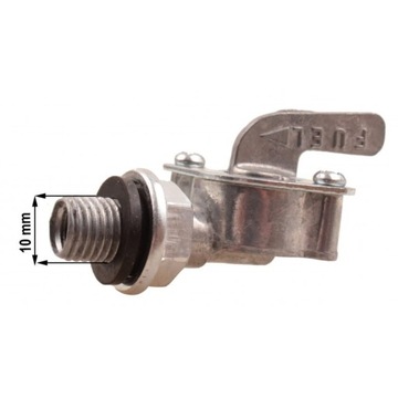 Кран топливного клапана М10х1,25 генераторной установки двигателя GX СПРАВА
