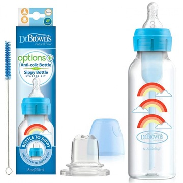 DR BROWN'S OPTIONS Butelka + Ustnik Standard 250 ml 6+