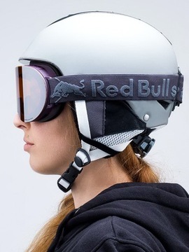 GOGLE NARCIARSKIE OKULARY RED BULL SPECT SNOWBOARD UV-400 + POKROWIEC