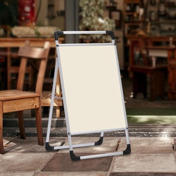 Стенд для плакатов на тротуаре Металлическая уличная вывеска 80 см